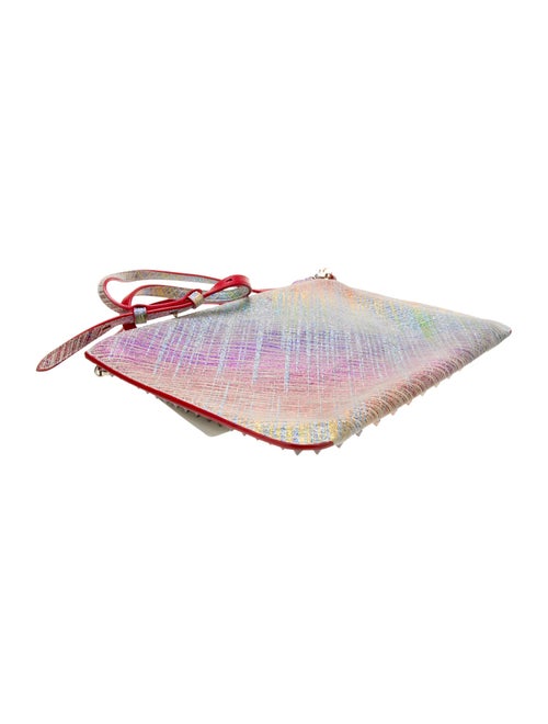 Christian Louboutin Studded Metallic Leather Crossbody Bag