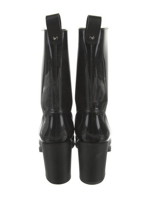Christian Louboutin Rubber Studded Accents Rain Boots