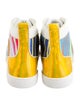 Christian Louboutin Spike Accents Canvas Sneakers