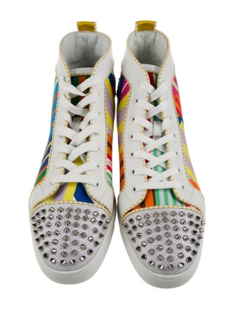 Christian Louboutin Canvas Printed Sneakers