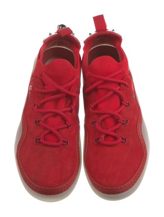 Christian Louboutin Suede Mesh Accents Sneakers
