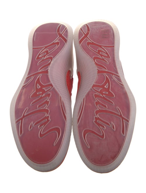 Christian Louboutin Suede Mesh Accents Sneakers