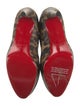 Christian Louboutin Leather Animal Print Boots