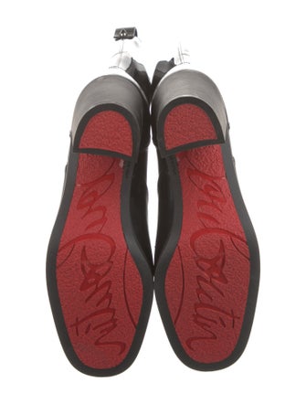 Christian Louboutin Rubber Studded Accents Rain Boots