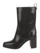 Christian Louboutin Rubber Studded Accents Rain Boots