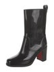 Christian Louboutin Rubber Studded Accents Rain Boots