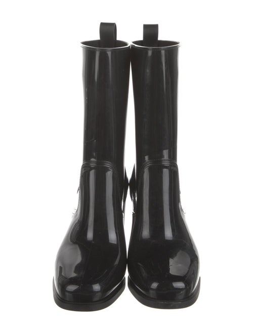 Christian Louboutin Rubber Studded Accents Rain Boots
