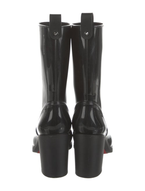 Christian Louboutin Rubber Studded Accents Rain Boots