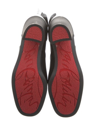 Christian Louboutin Rubber Studded Accents Rain Boots