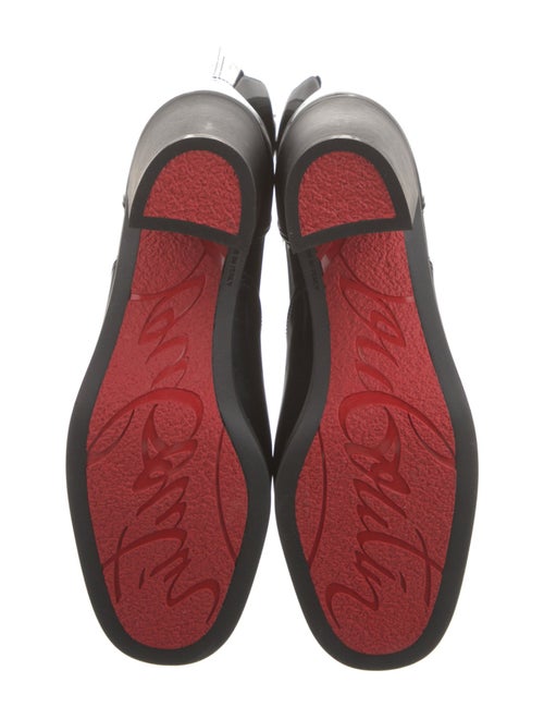 Christian Louboutin Rubber Studded Accents Rain Boots