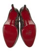 Christian Louboutin Leather Animal Print Boots