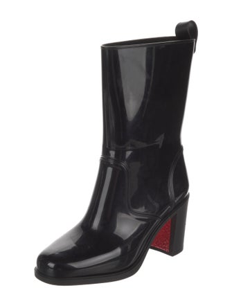 Christian Louboutin Loubirain PVC Rain Boots