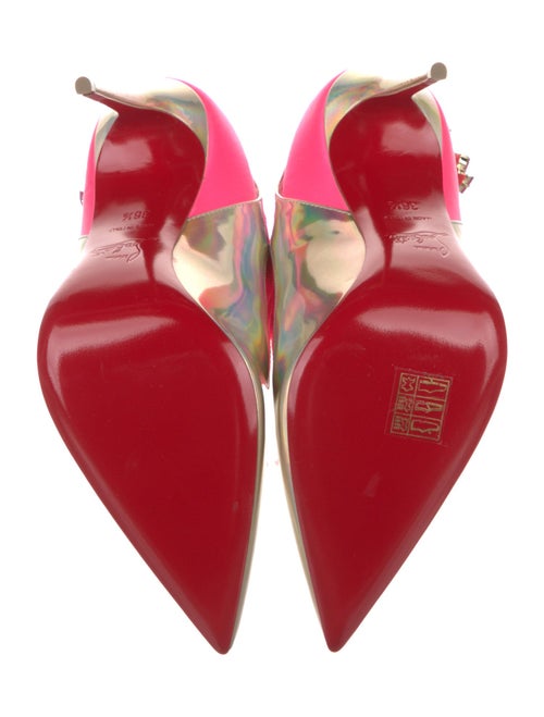 Christian Louboutin Neoprene Colorblock Pattern Sock Boots