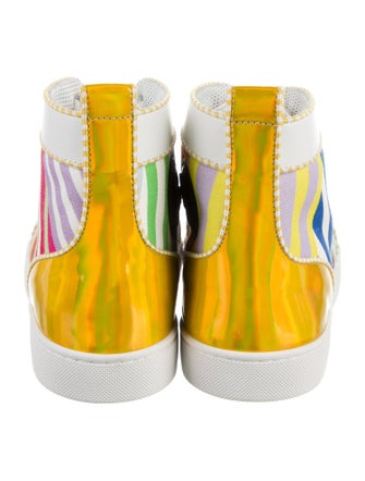 Christian Louboutin Rockstud Spike Canvas Sneakers