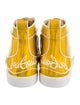 Christian Louboutin Patent Leather Printed Sneakers