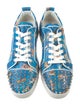 Christian Louboutin Leather Printed Sneakers