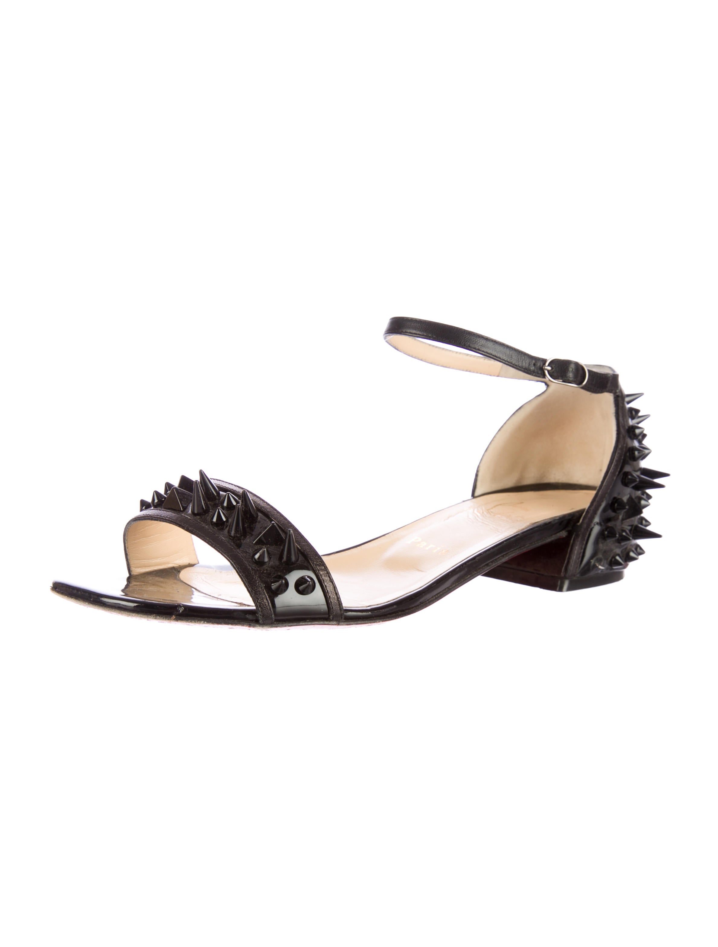 Christian Louboutin Druide Flat Sandals - Shoes - CHT40690 | The RealReal