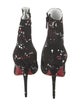Christian Louboutin Canvas Floral Print Boots