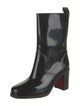 Christian Louboutin Rubber Studded Accents Rain Boots