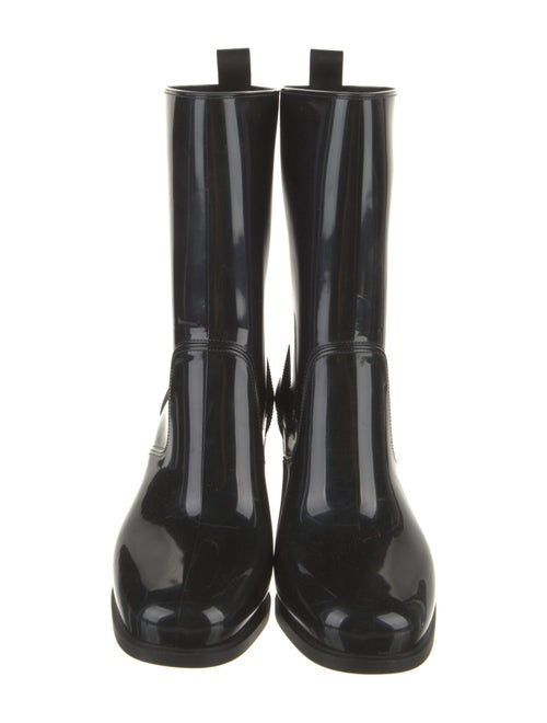 Christian Louboutin Rubber Studded Accents Rain Boots