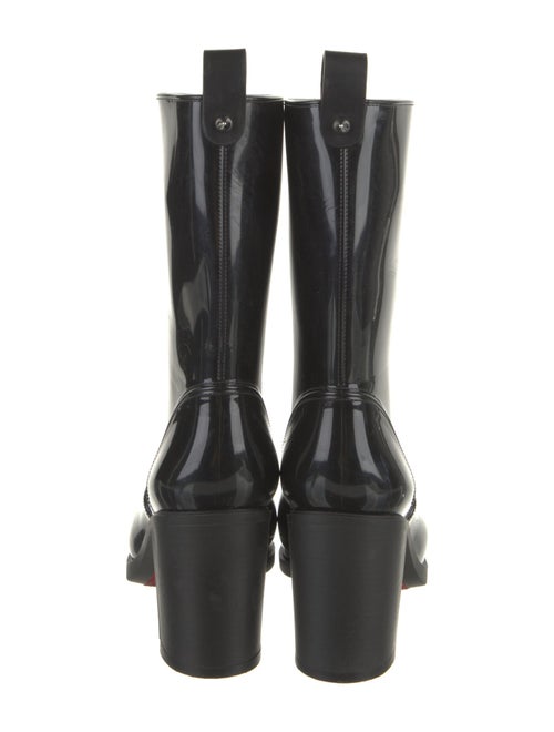 Christian Louboutin Rubber Studded Accents Rain Boots