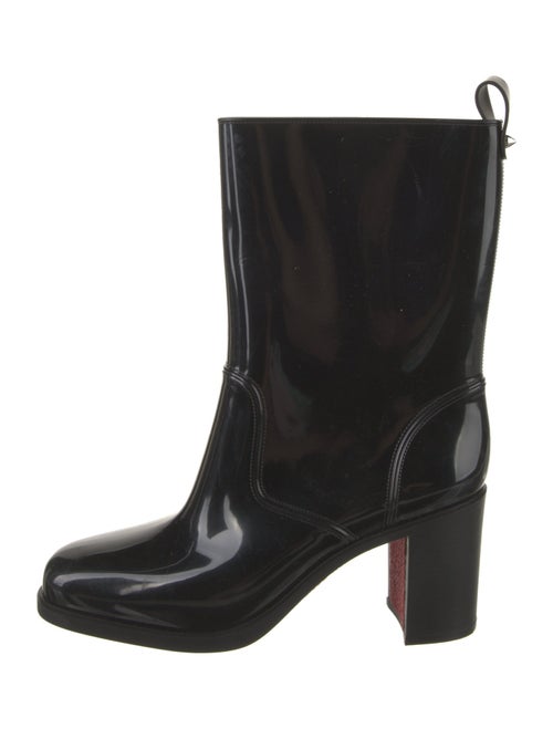 Christian Louboutin Rockstud Spike Rubber Rain Boots