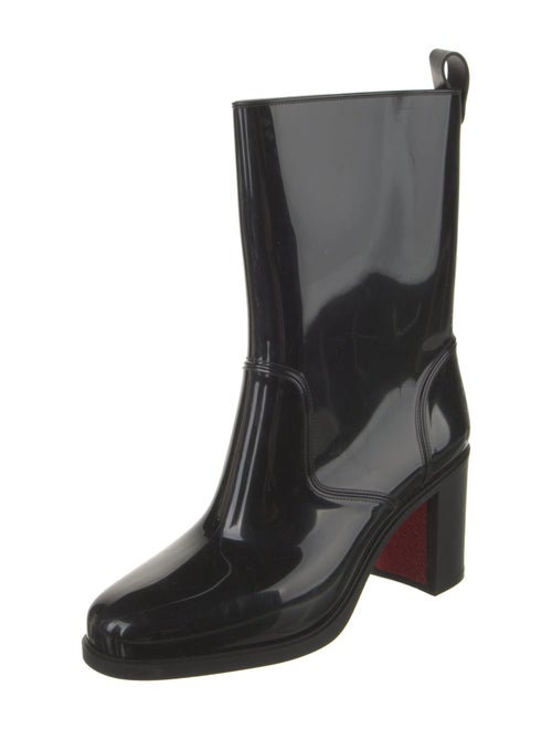Christian Louboutin Rockstud Spike Rubber Rain Boots