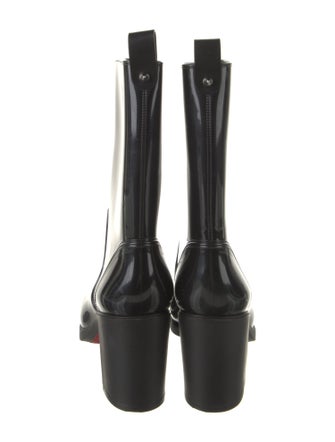 Christian Louboutin Rockstud Spike Rubber Rain Boots