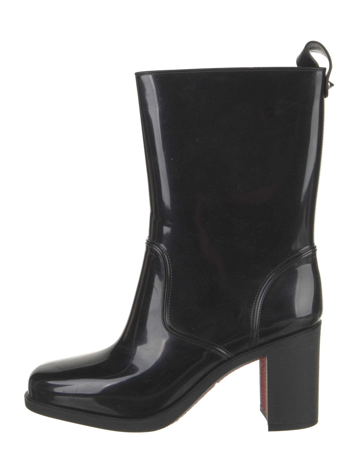 Christian Louboutin Rockstud Spike Rubber Rain Boots