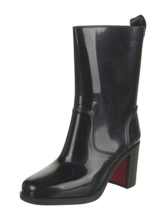 Christian Louboutin Rockstud Spike Rubber Rain Boots