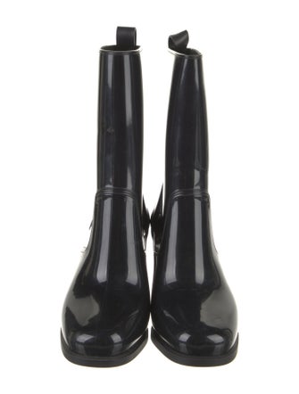 Christian Louboutin Rockstud Spike Rubber Rain Boots
