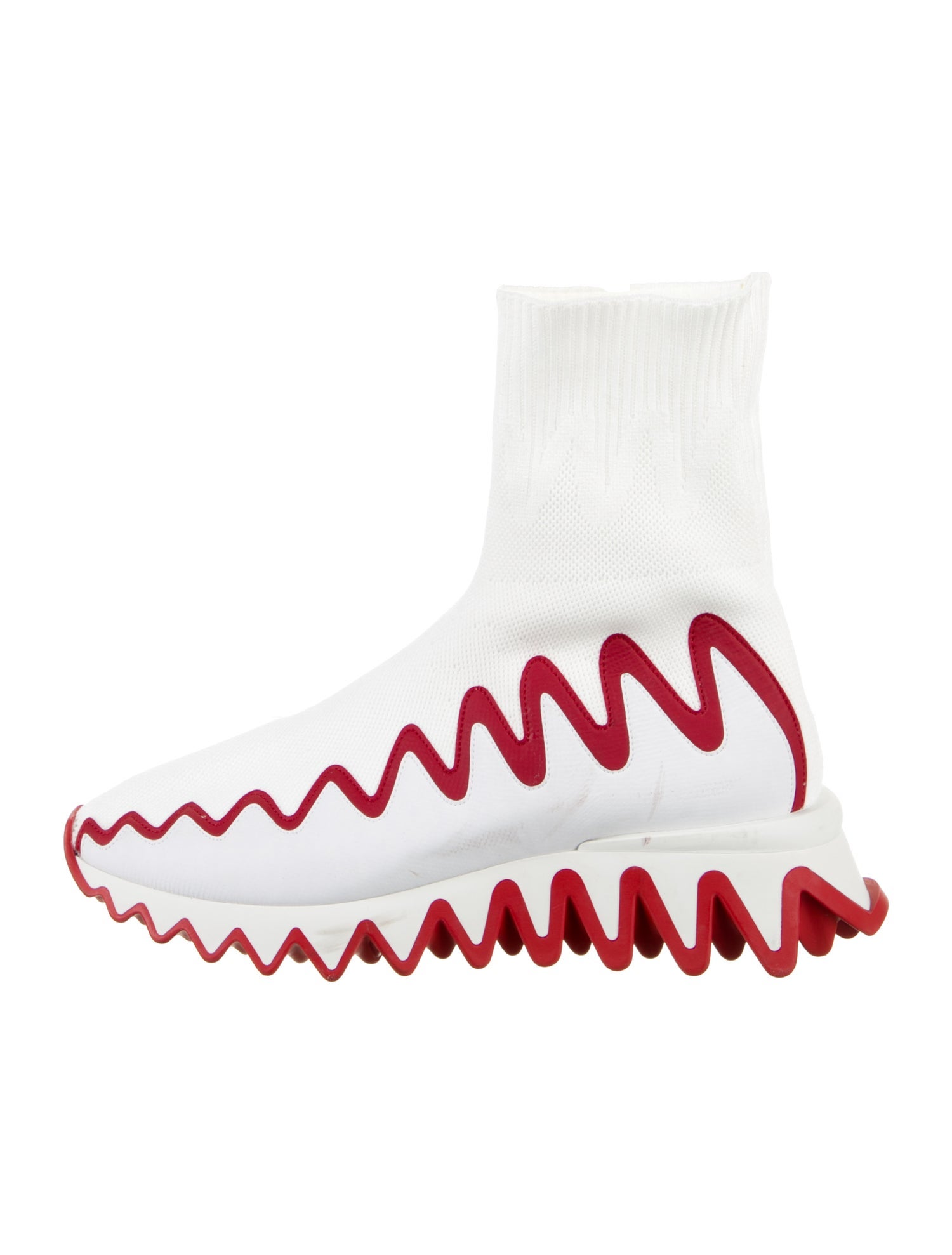 Christian Louboutin Colorblock Pattern Sneakers