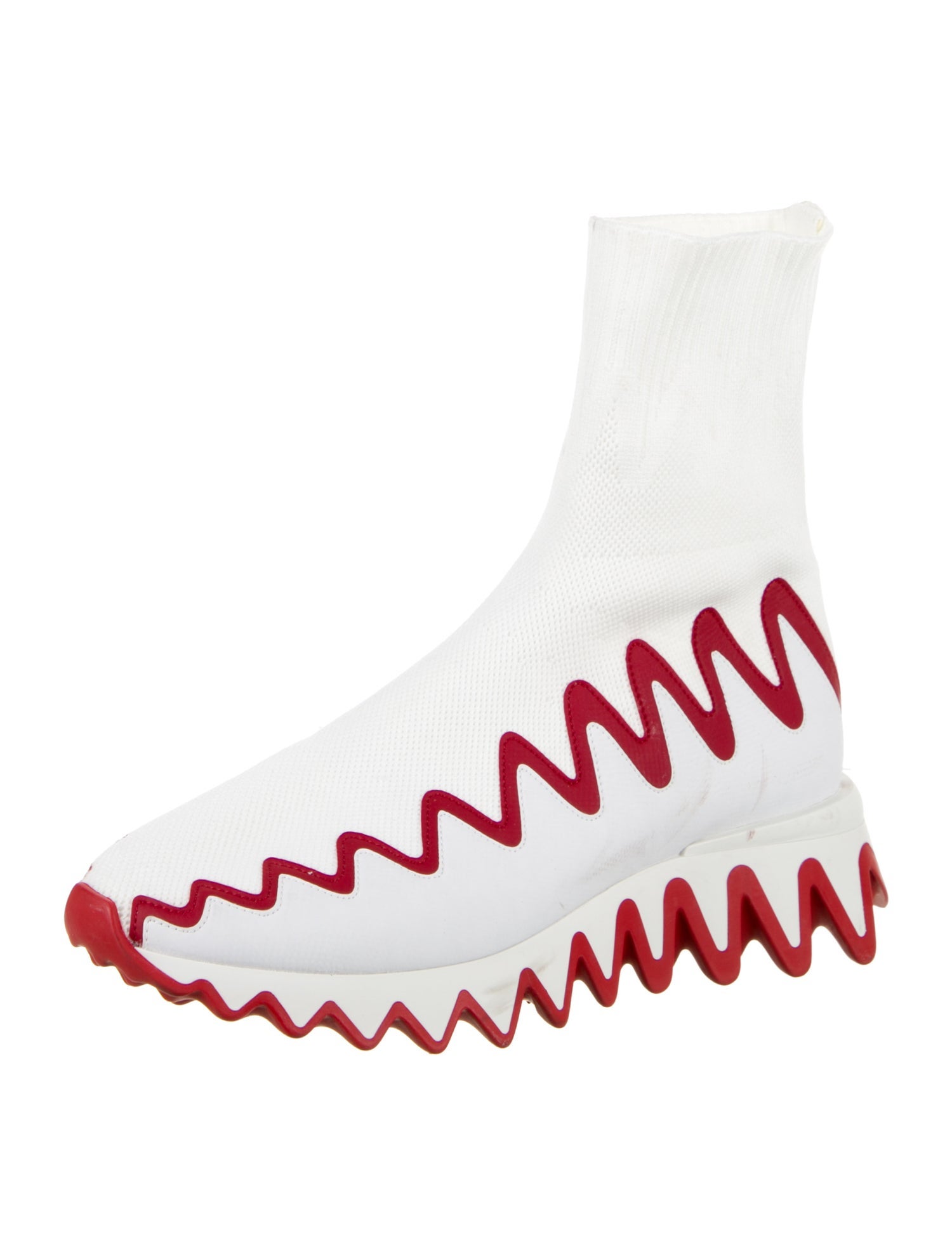 Christian Louboutin Colorblock Pattern Sneakers