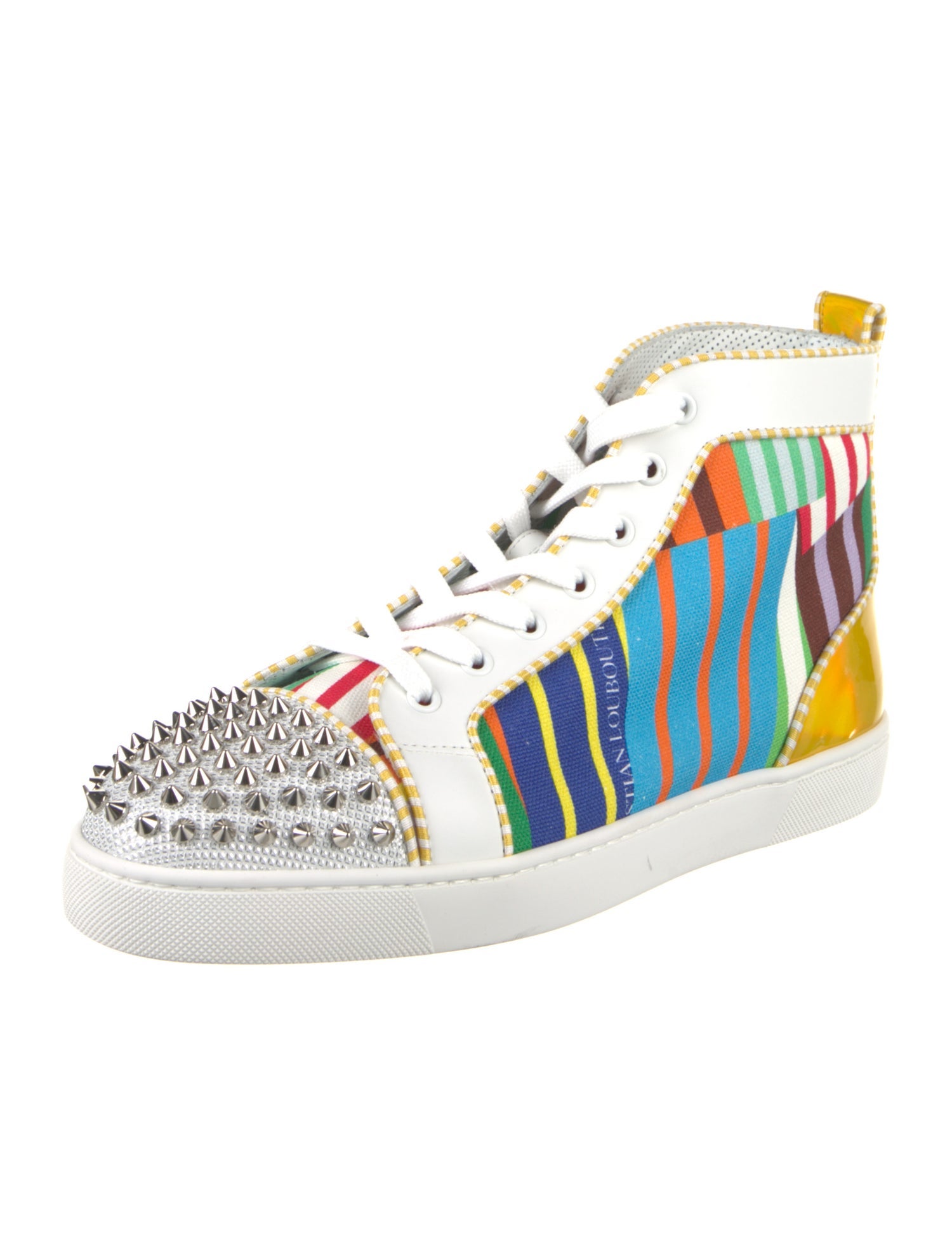 Christian Louboutin Canvas Printed Sneakers