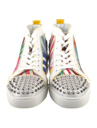 Christian Louboutin Canvas Printed Sneakers