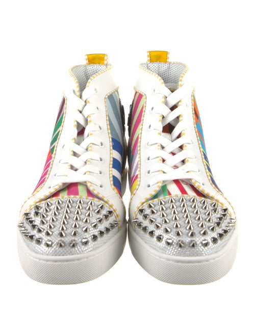Christian Louboutin Canvas Printed Sneakers