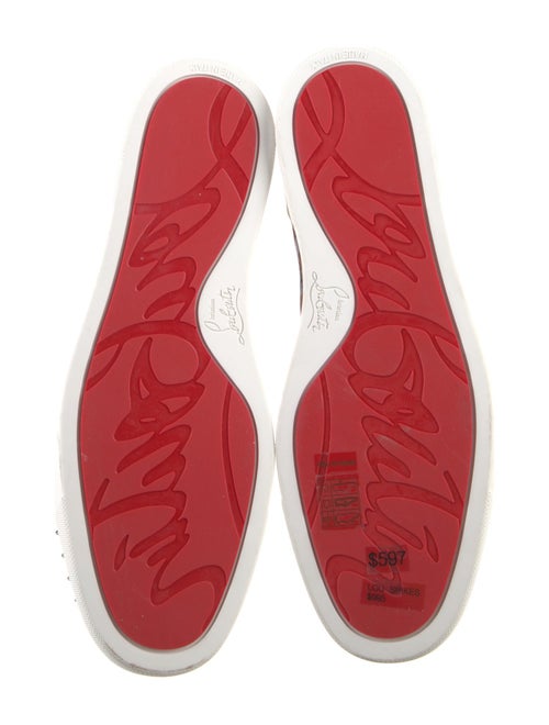 Christian Louboutin Canvas Printed Sneakers