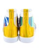 Christian Louboutin Spike Accents Canvas Sneakers
