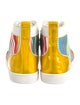 Christian Louboutin Spike Accents Canvas Sneakers