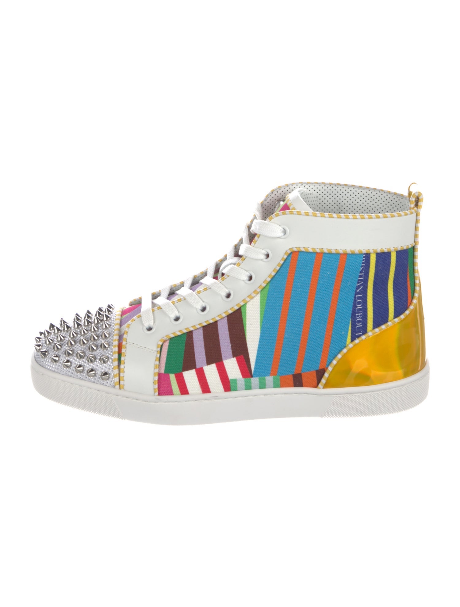 Christian Louboutin Canvas Printed Sneakers