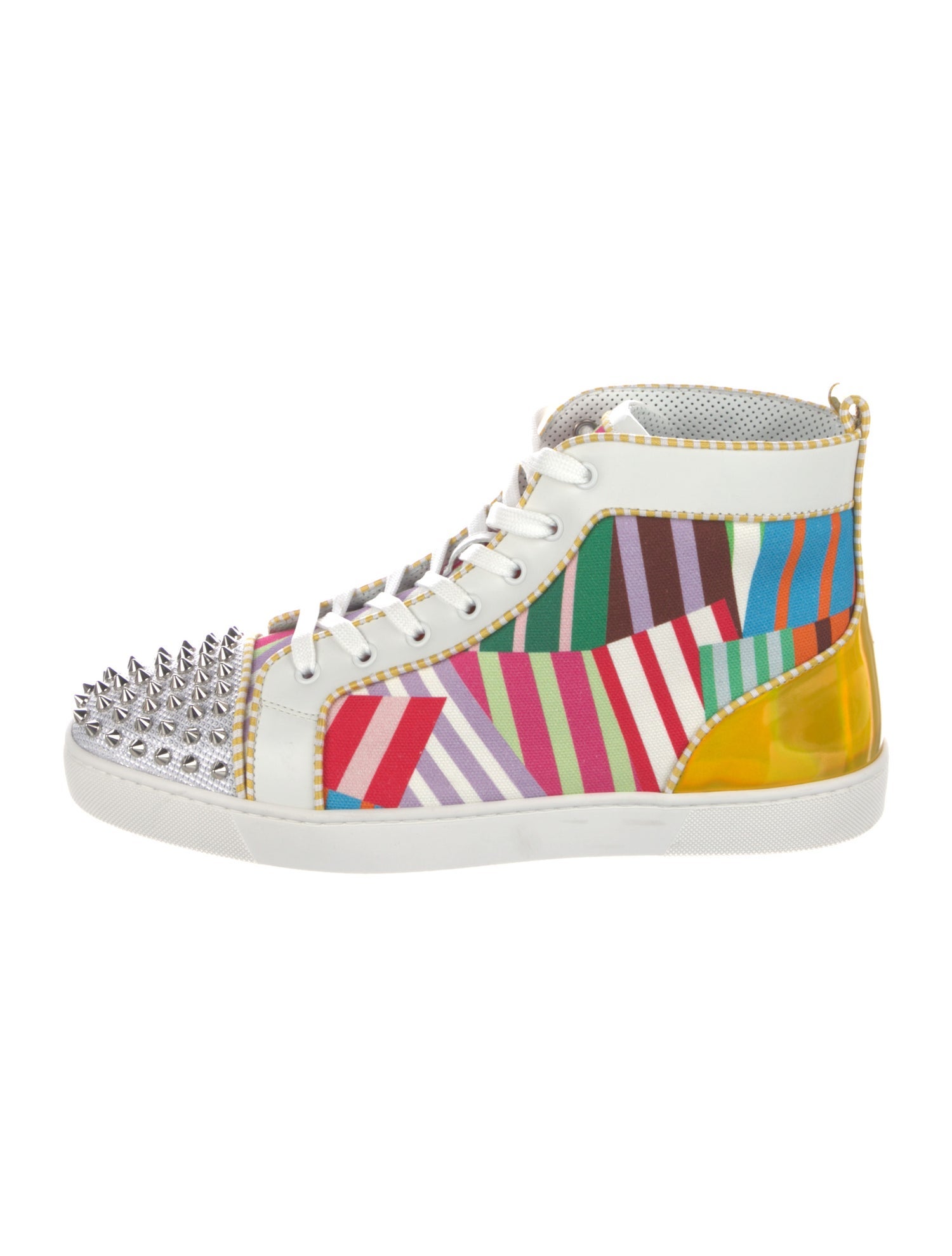 Christian Louboutin Canvas Printed Sneakers