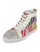 Christian Louboutin Canvas Printed Sneakers