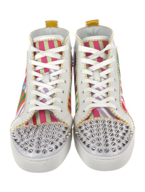Christian Louboutin Canvas Printed Sneakers