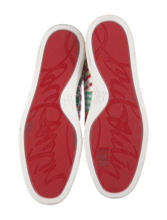 Christian Louboutin Canvas Printed Sneakers