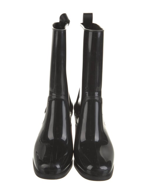 Christian Louboutin Rubber Studded Accents Rain Boots