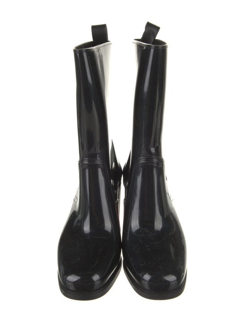 Christian Louboutin Rubber Studded Accents Rain Boots