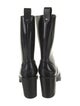 Christian Louboutin Rubber Studded Accents Rain Boots
