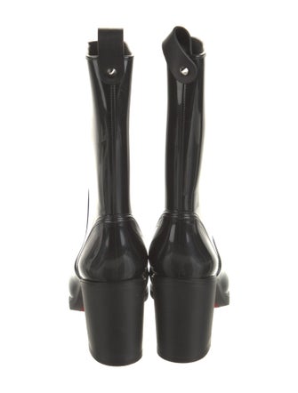 Christian Louboutin Rubber Studded Accents Rain Boots