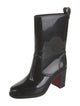 Christian Louboutin Rubber Studded Accents Rain Boots