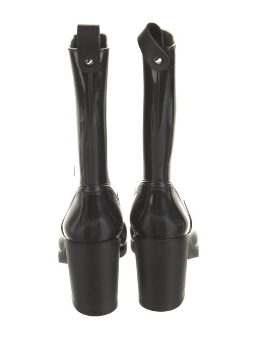 Christian Louboutin Rubber Studded Accents Rain Boots